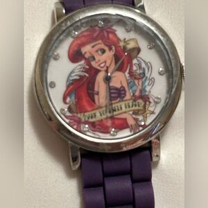 Disney Ariel Purple Watch Unworn